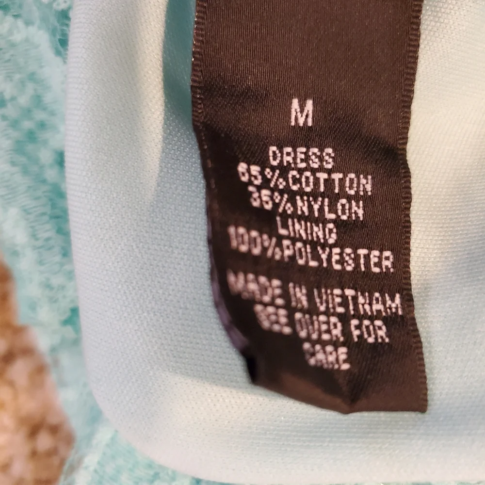 AB Studio Light Blue Lace Dress - Picture 10 of 12